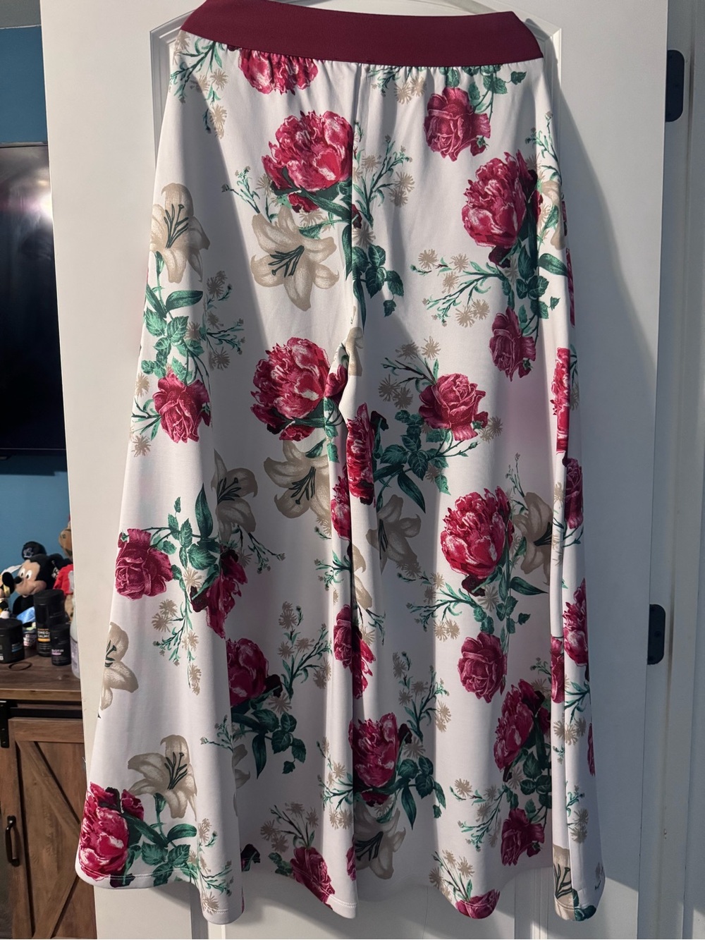 LuLaRoe White Carissa Wide Leg Pant